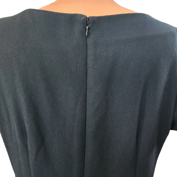 ELIZA J. Forest Green Tiered Ruffle Dress - Size 14 - Picture 8 of 13